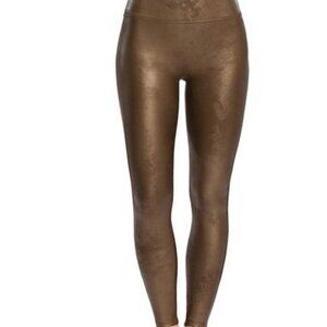Spanx faux leather leggings XS